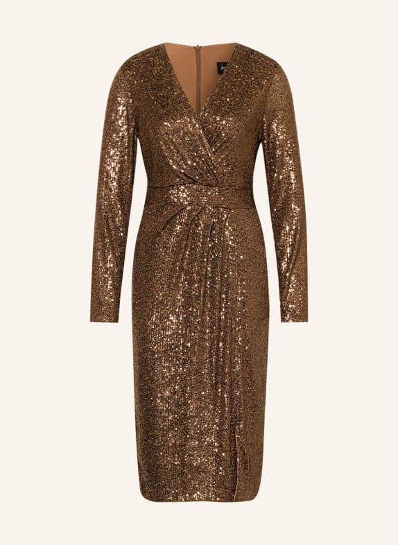 Joseph Ribkoff SIGNATURE Evening dress with sequins BROWN