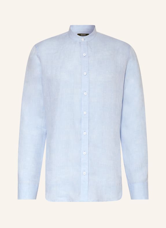 arido Trachten shirt regular fit with stand-up collar LIGHT BLUE