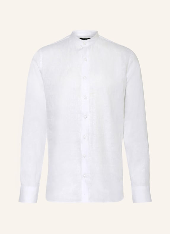 arido Trachten shirt regular fit with stand-up collar WHITE