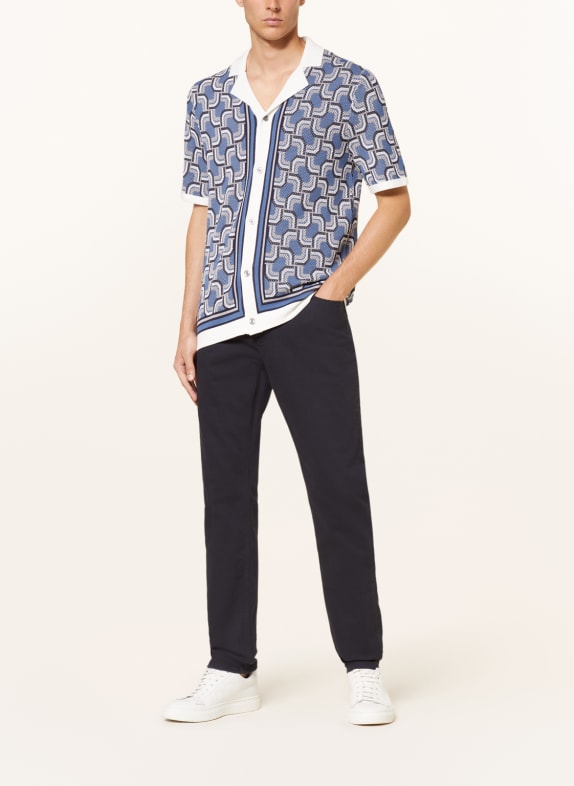 REISS Strick-Resorthemd LOTUS Extra Slim Fit