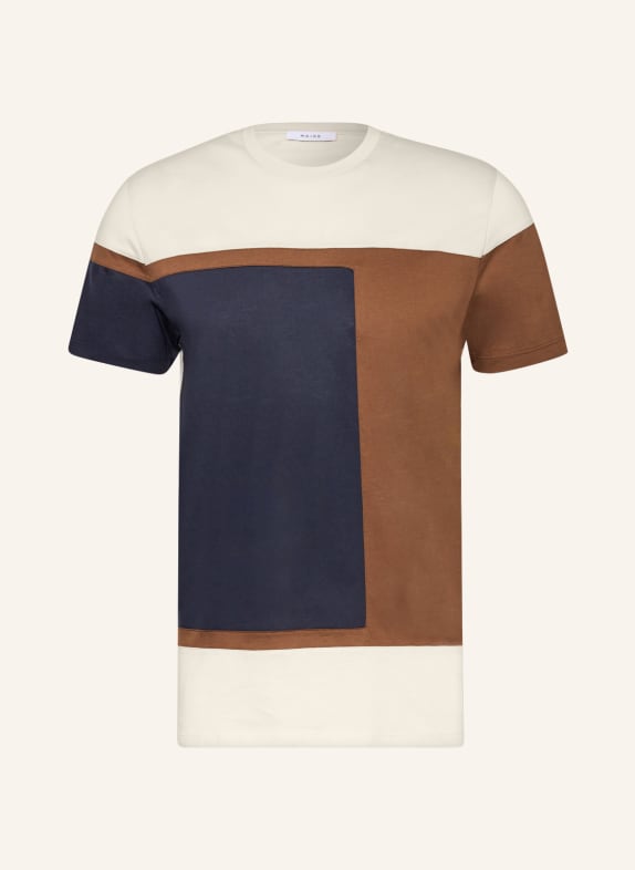 REISS T-Shirt HOLBORN BEIGE/ BRAUN/ BLAU