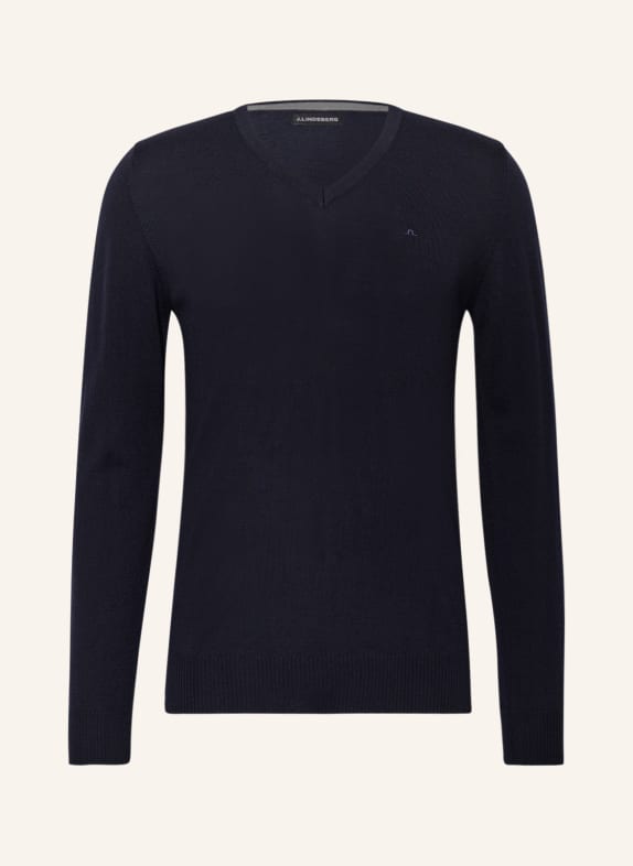 J.LINDEBERG Sweater made of merino wool DARK BLUE