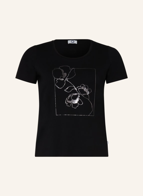MARINA RINALDI VOYAGE T-shirt ACINOSO BLACK/ SILVER