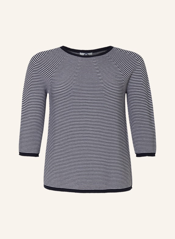 MARINA RINALDI VOYAGE Sweaters ERACLEA with 3/4 sleeves BLACK/ WHITE