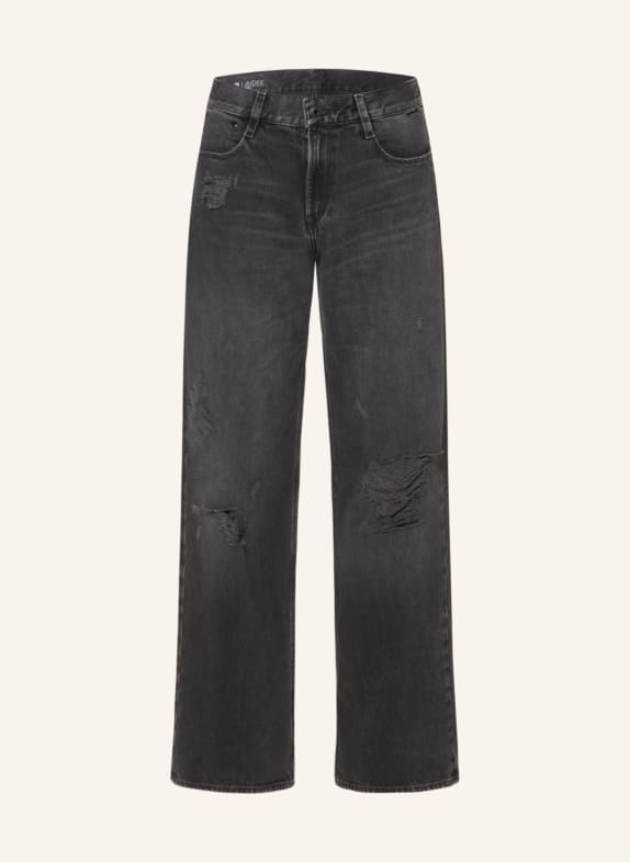 G-Star RAW Jeans JUDEE G131 worn in black smoke ripped