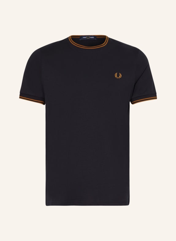 FRED PERRY T-shirt M1588 GRANATOWY