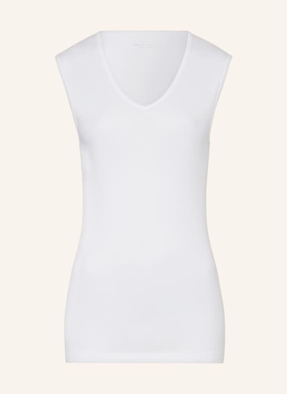 mey V-neck shirt series DRY COTTON WHITE