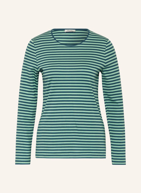 MAERZ MUENCHEN Longsleeve HELLGRÜN/ PETROL