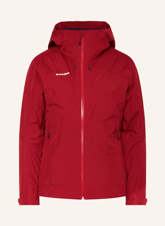 MAMMUT 2-in-1 rain jacket CONVEY with down inner jacket DARK RED