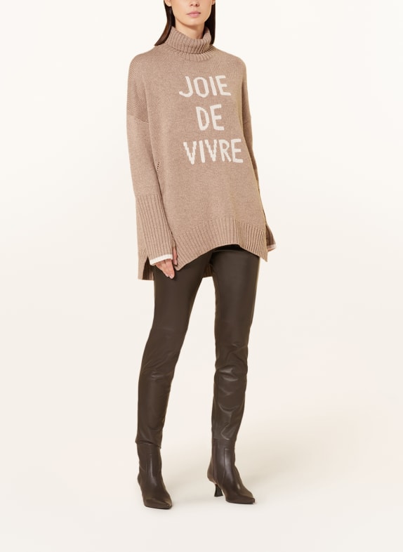 CATNOIR Oversized-Rollkragenpullover