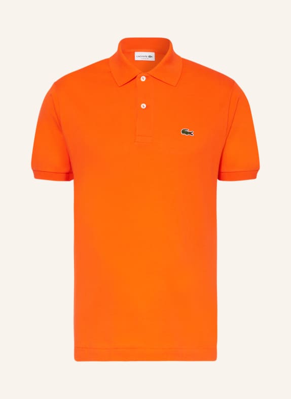 LACOSTE Polokošile z piké Classic Fit ORANŽOVÁ