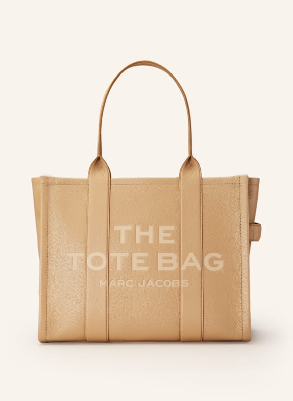 MARC JACOBS Shopper THE LARGE TOTE BAG LEATHER CAMEL