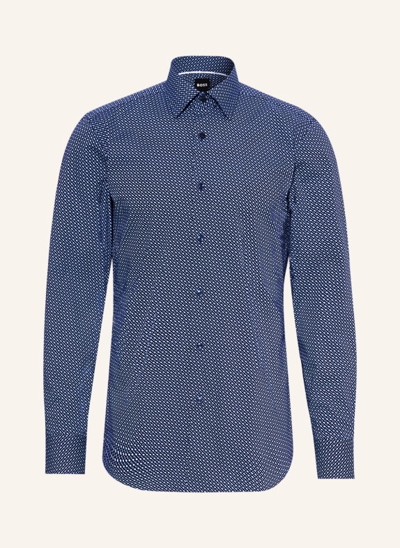 BOSS Shirt HANK slim fit BLUE/ LIGHT BLUE