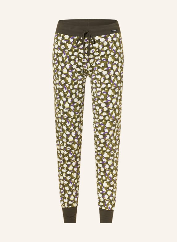 Skiny Schlafhose EVERY NIGHT IN MIX & MATCH OLIV/ WEISS/ LILA