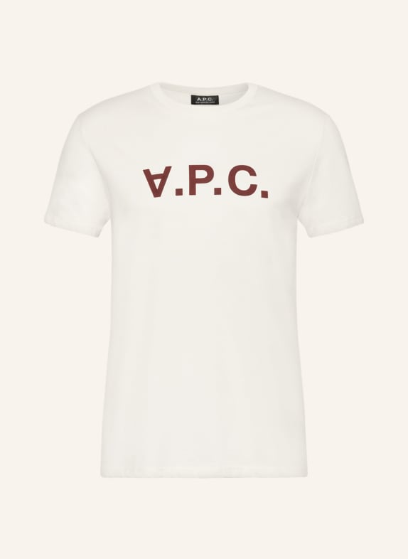 A.P.C. T-shirt KREMOWY