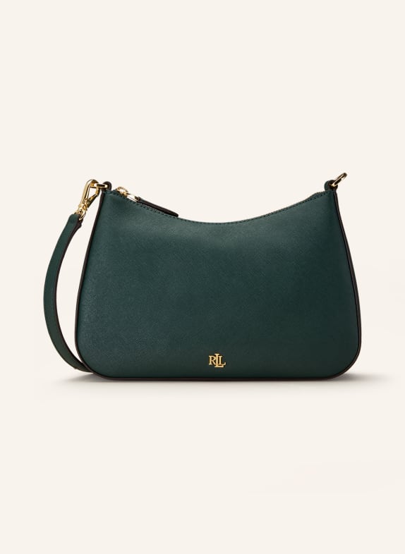 LAUREN RALPH LAUREN Saffiano-Umhängetasche DANNI 26 DUNKELGRÜN