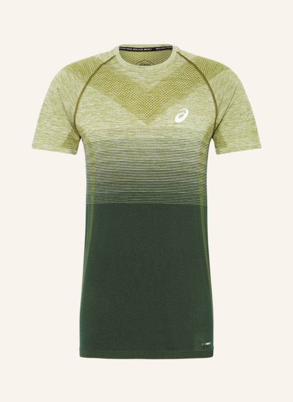 ASICS Koszulka do biegania SEAMLESS ZIELONY/ JASNOZIELONY