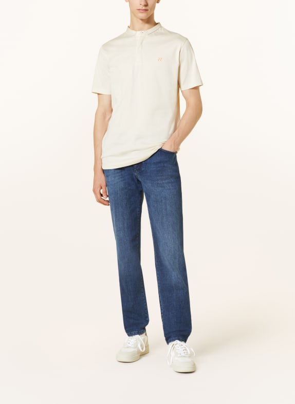 NOWADAYS Tricou polo din jersey CREM