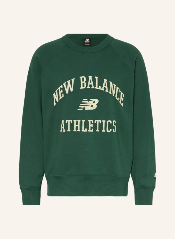 new balance Oversized sweatshirt ATHLETICS VARSITY GREEN