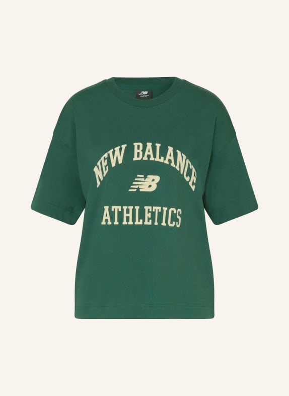 new balance T-Shirt ATHLETICS VARSITY BOXY DUNKELGRÜN
