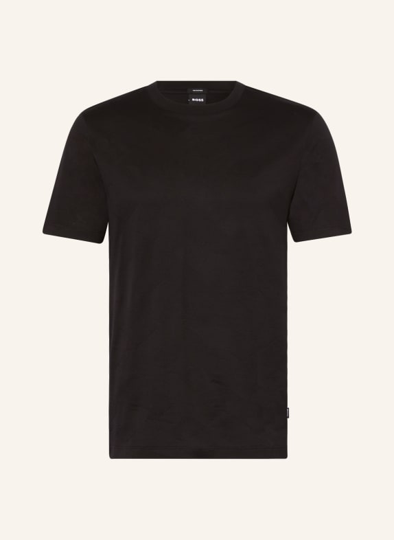 BOSS T-shirt TIBURT CZARNY