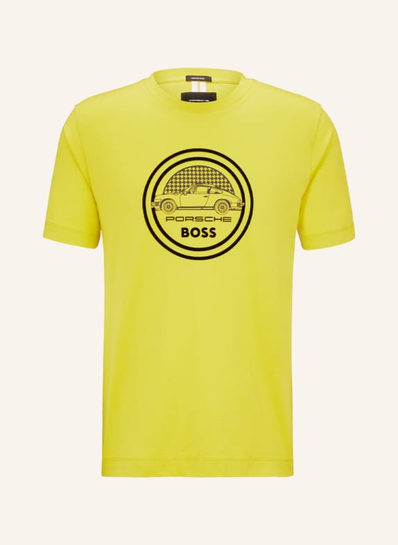 BOSS T-Shirt TIBURT NEONGRÜN