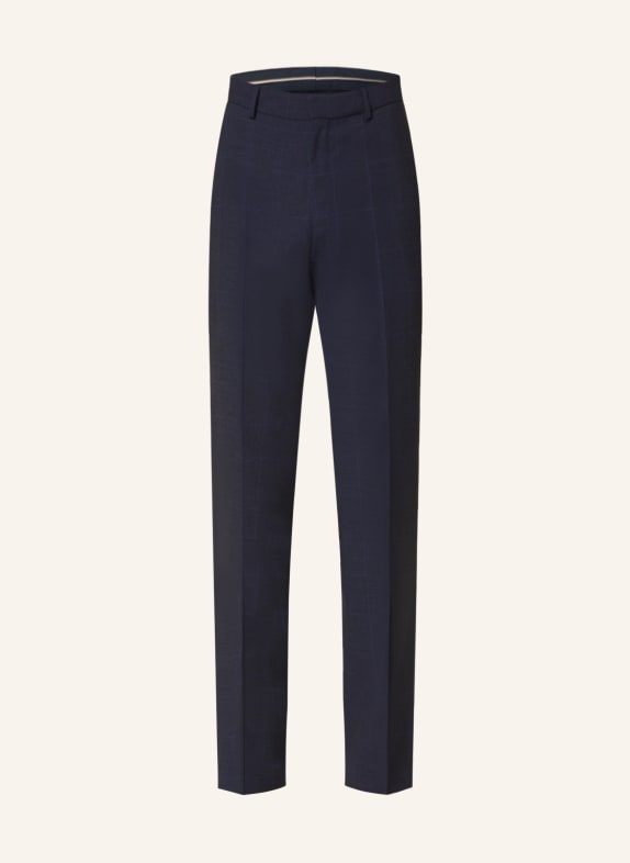 BOSS Spodnie garniturowe LENON regular fit 405 DARK BLUE