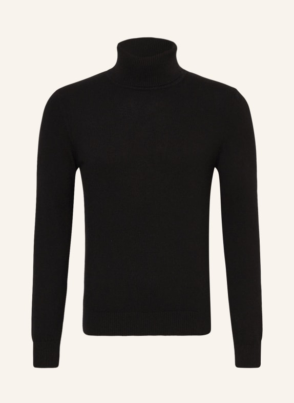 DANIELE FIESOLI Turtleneck sweater in cashmere BLACK