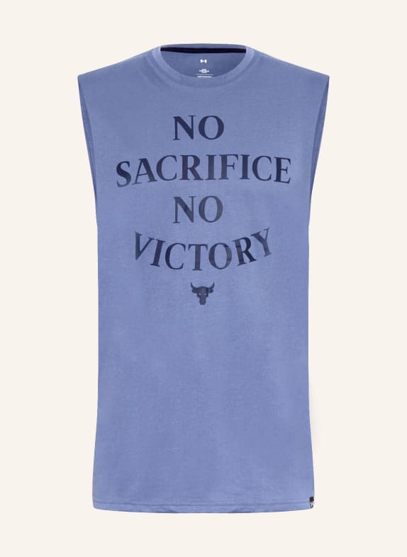 UNDER ARMOUR Tanktop PROJECT ROCK BLAU