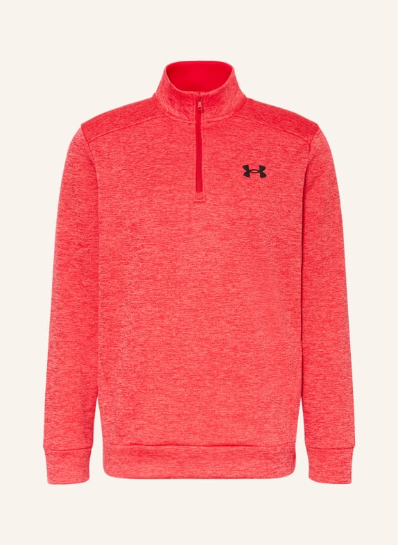UNDER ARMOUR Koszulka z długim rękawem UA ARMOUR FLEECE® TWIST CZERWONY