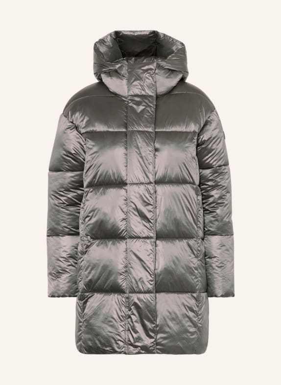 SAVE THE DUCK Quilted coat SIDA SILVER