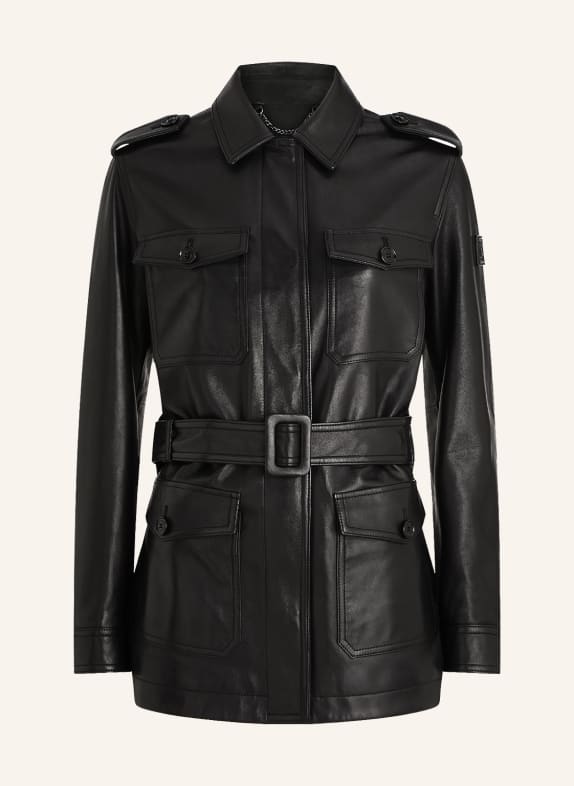 BELSTAFF Lederjacke SYCAMORE SCHWARZ