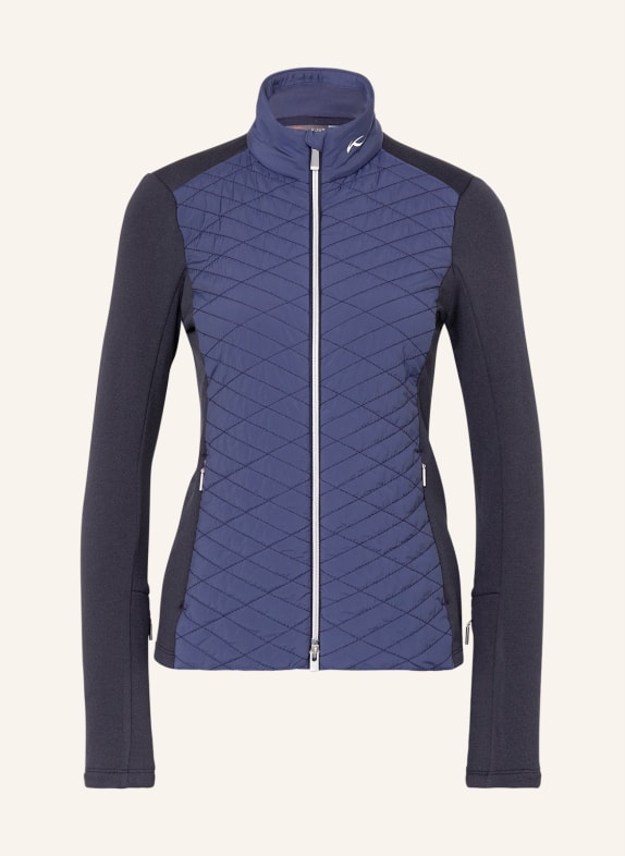 KJUS Hybrid quilted jacket BLUE