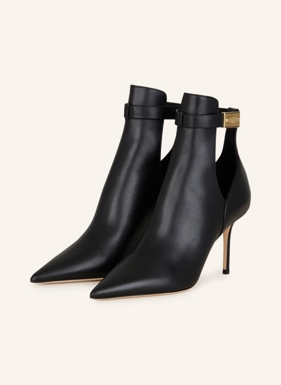 JIMMY CHOO Ankle boots NELL 85 BLACK
