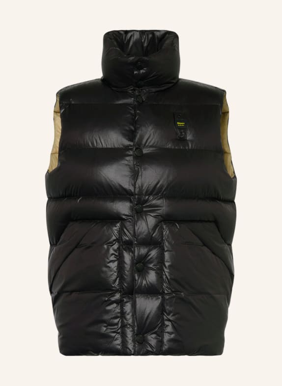 Blauer Quilted vest with SORONA®AURA insulation BLACK