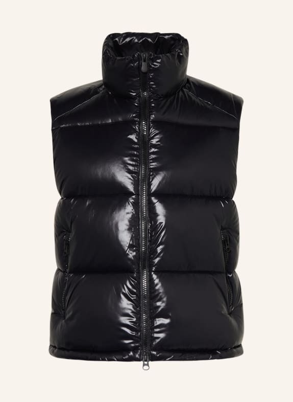 SAVE THE DUCK Quilted vest AILANTUS BLACK