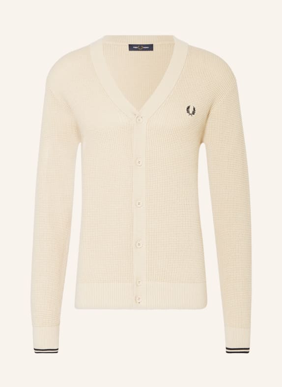 FRED PERRY Kardigan BEŻOWY