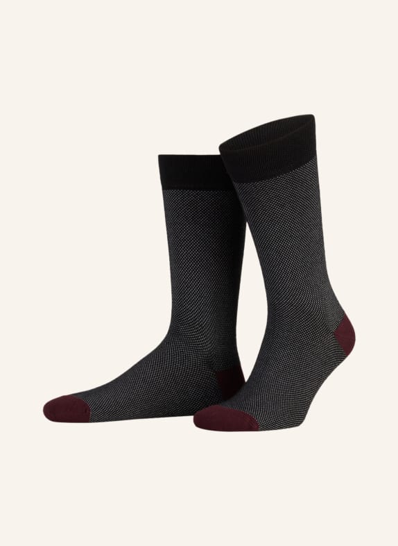 TED BAKER Ponožky CORETEX BLACK BLACK