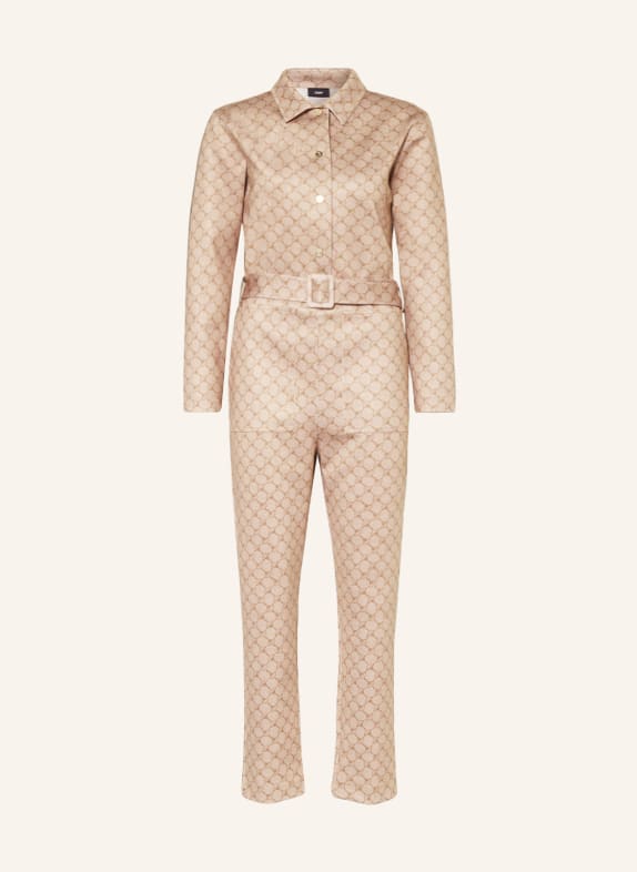JOOP! Jersey-Jumpsuit BEIGE/ BRAUN