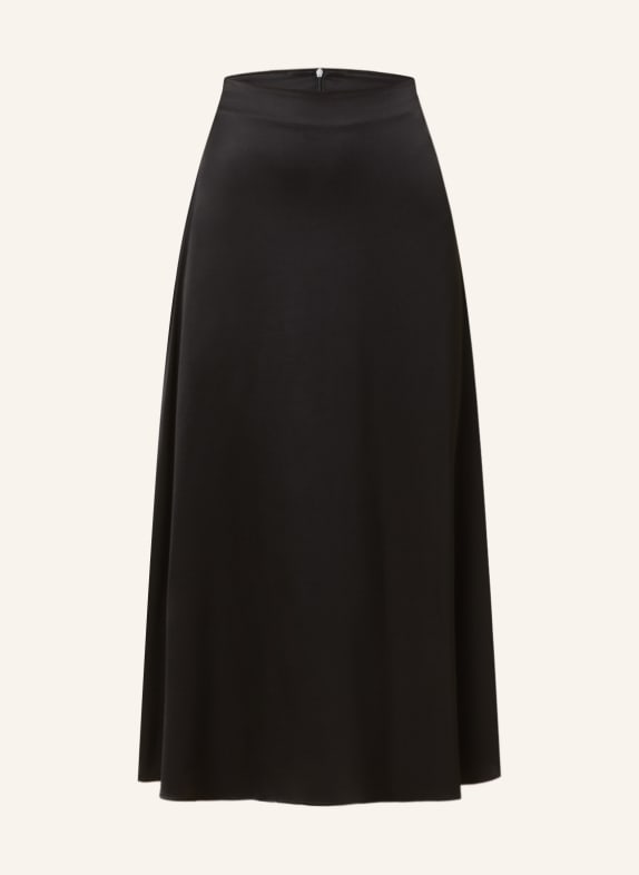 (THE MERCER) N.Y. Silk skirt BLACK