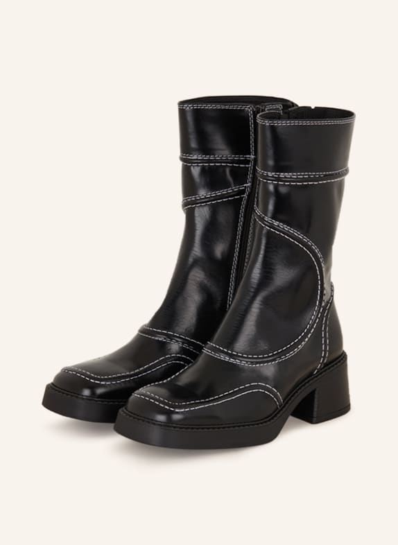 MIISTA Platform boots MALENE BLACK