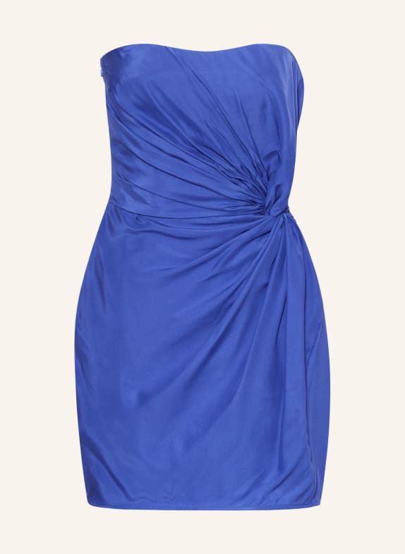 GAUGE81 Off-Shoulder-Kleid HIRATA aus Satin LILA