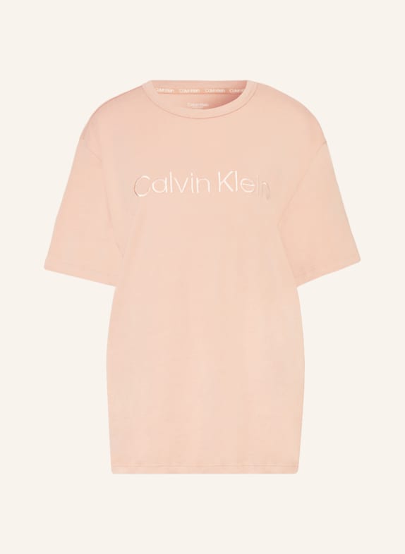 Calvin Klein Pajama shirt PURE COTTON NUDE