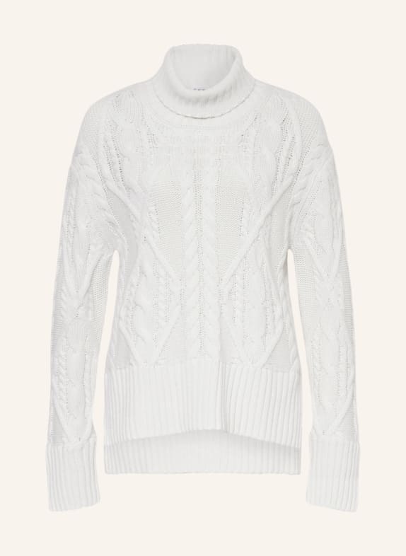 FTC CASHMERE Turtleneck sweater with cashmere WHITE