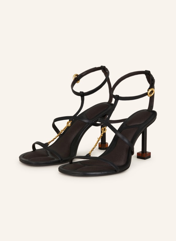 JACQUEMUS Sandaletten LES SANDALES PRALU SCHWARZ