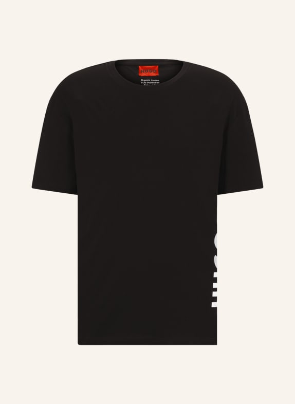 HUGO T-shirt RELAXED BLACK