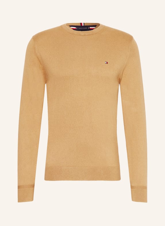 TOMMY HILFIGER Sweter CAMELOWY