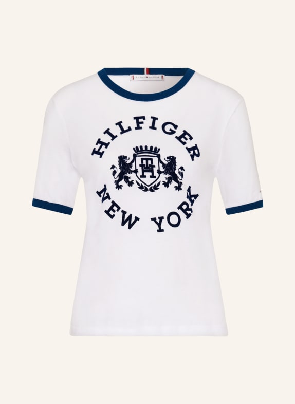 TOMMY HILFIGER T-Shirt WEISS/ BLAU