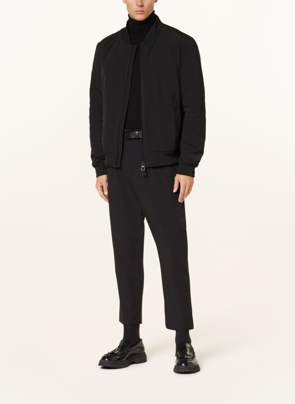 PAUL Chino cropped tapered fit ZWART