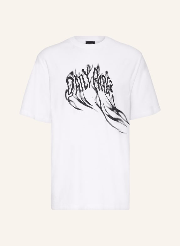 DAILY PAPER T-Shirt ROLANDIS WEISS/ SCHWARZ
